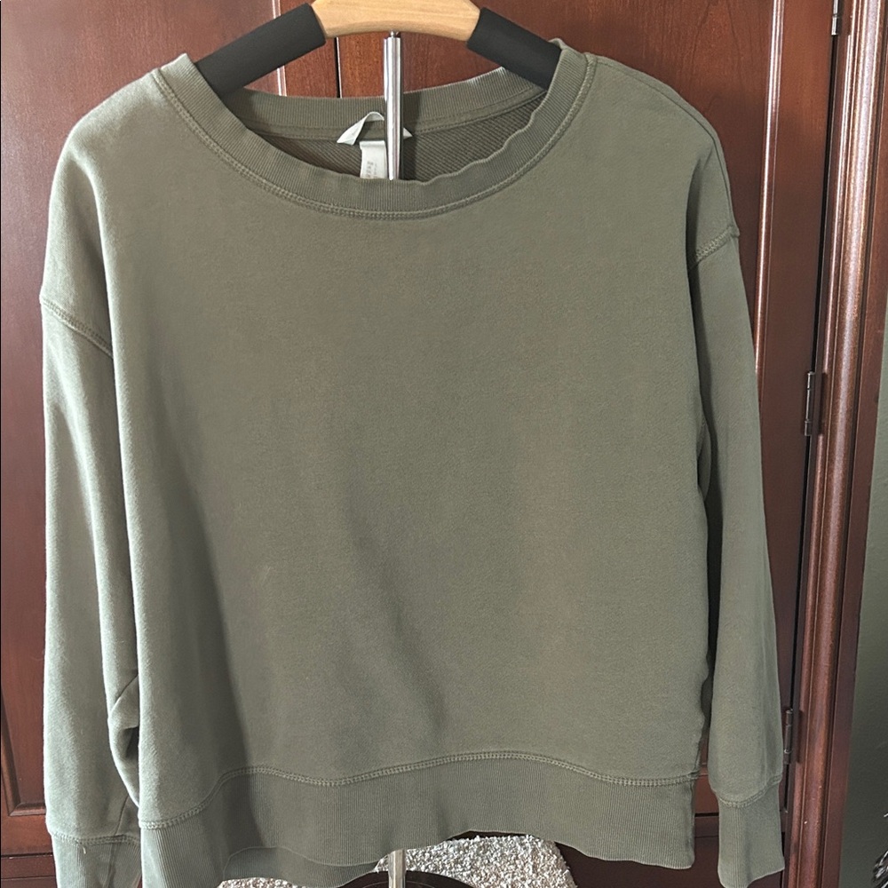Olive Green Women's Sweatshirt